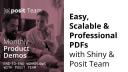 PDF Palooza 🎉 Save time with dynamic PDFs powered by Quarto, Shiny & Posit