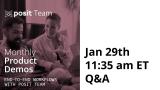 Live Q&A following Workflow Demo - January 29th!